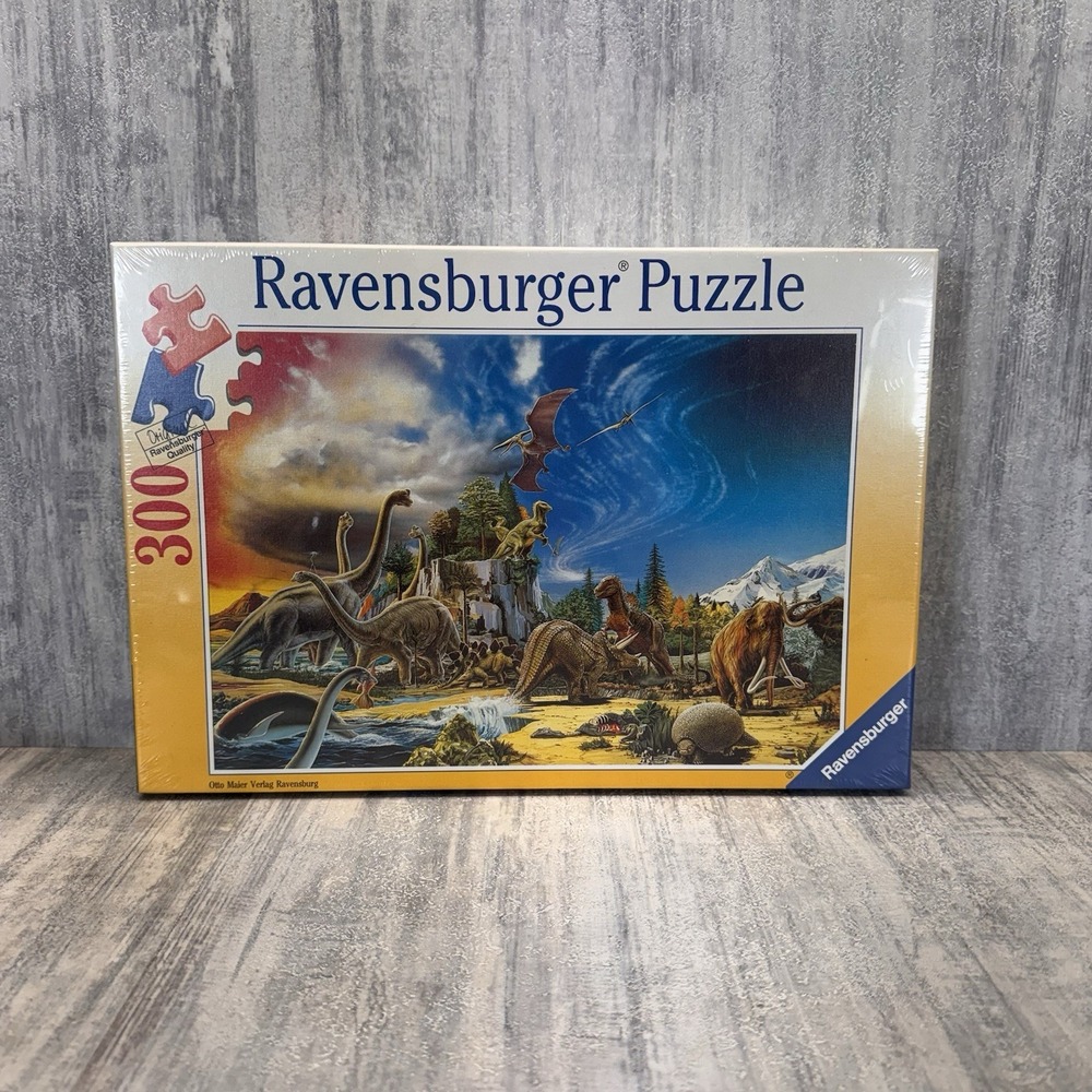 New Ravensburger # 130283 Dinosaurs and Prehistoric Animals 300 Pc Jigsaw Puzzle